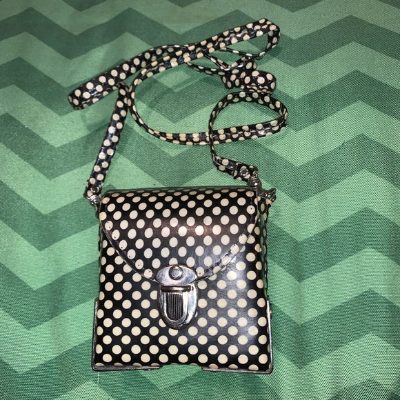 RUBBER Polka Dot Clutch/ Crossbody - Picture 3 of 12